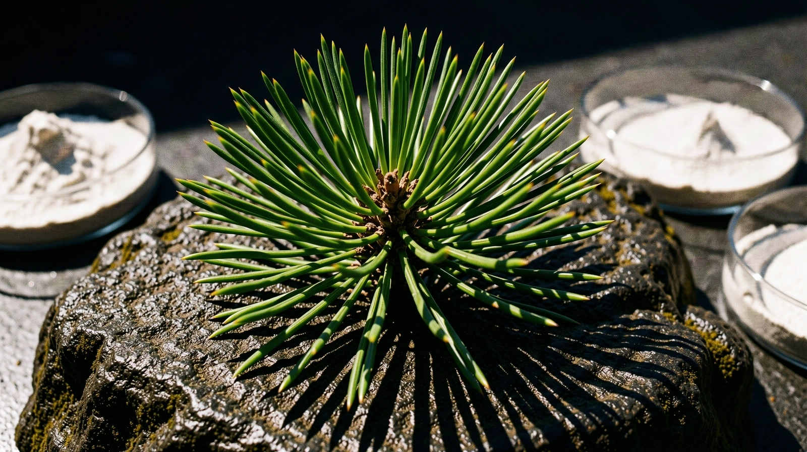 Alpine Botanik Nahaufnahme